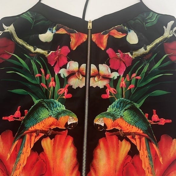 Ted Baker Tropical Toucan Tank Top Cami Medium - Picture 5 of 10